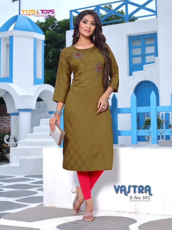 Tips Tops Vastra Vol 3 Rayon Viscos Designer Exclusive Kurti Collection